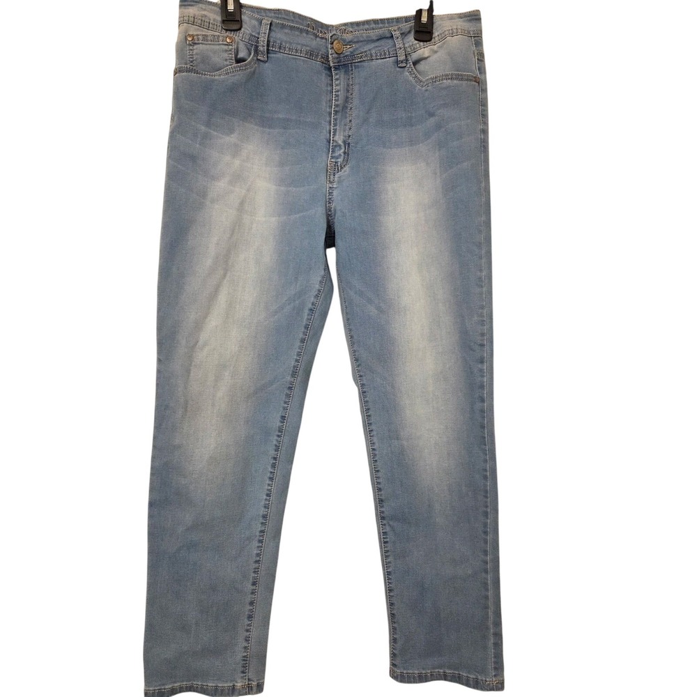 Puzzle Jeans Women's Light Wash Denim Size XL